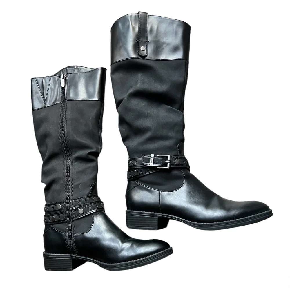 SAM EDELMAN BOOTS  Paxton Circus Tall Black Women’s Size 8 FAST SHIPPING - Picture 2 of 11